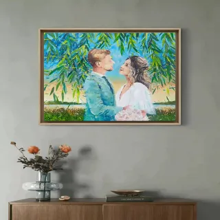 Pintura de boda en vivo 3