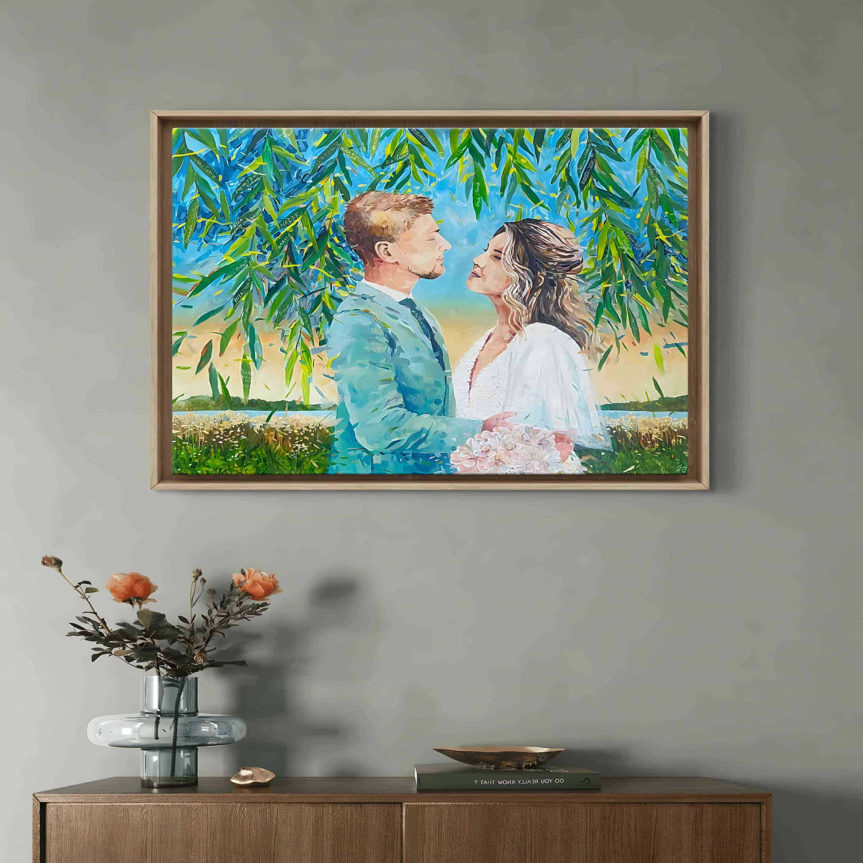 Pintura de boda en vivo 3