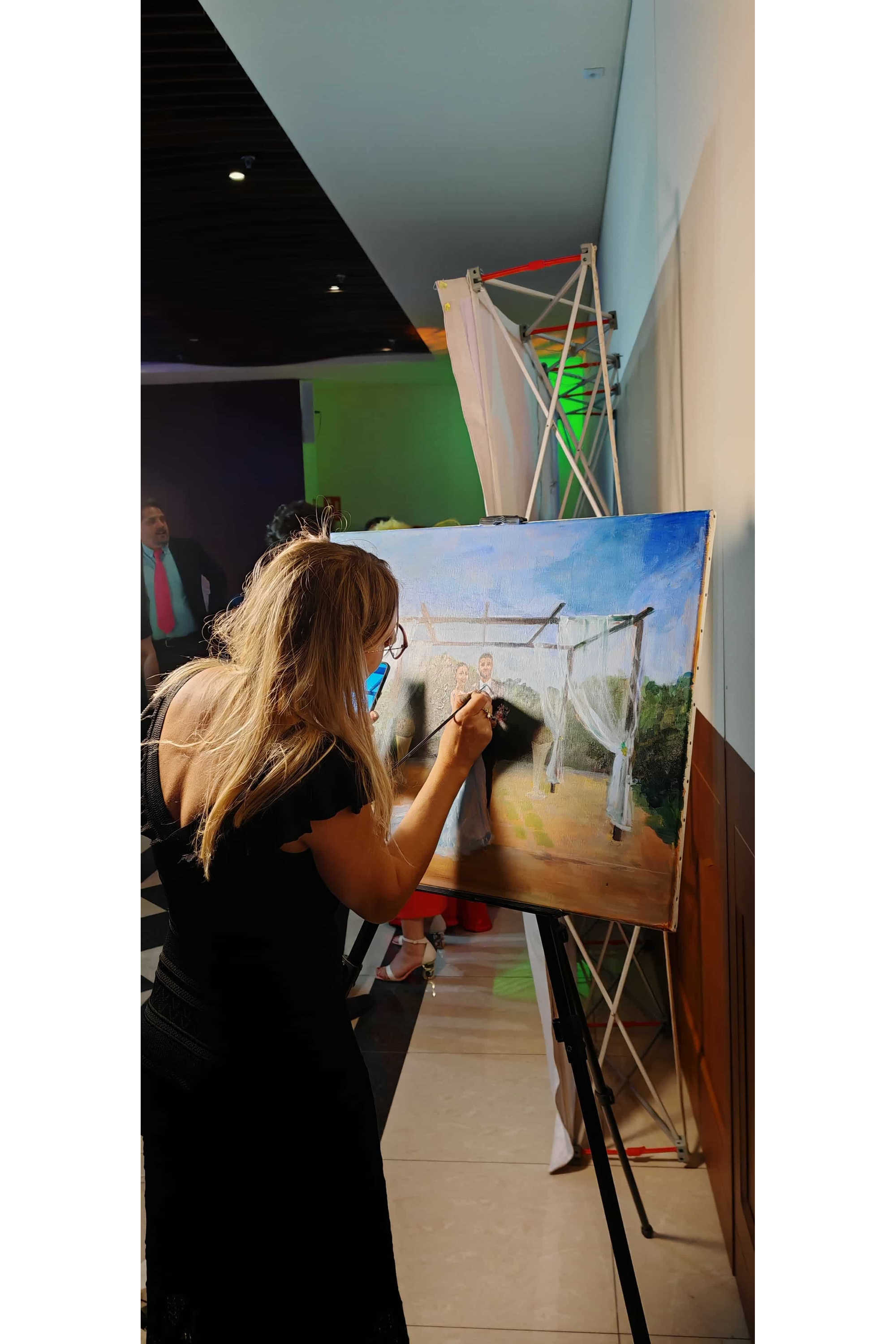 Pintura de boda en vivo 2